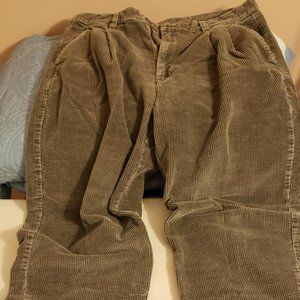 St John's Bay pleated fat Corduroy pants size 38x30